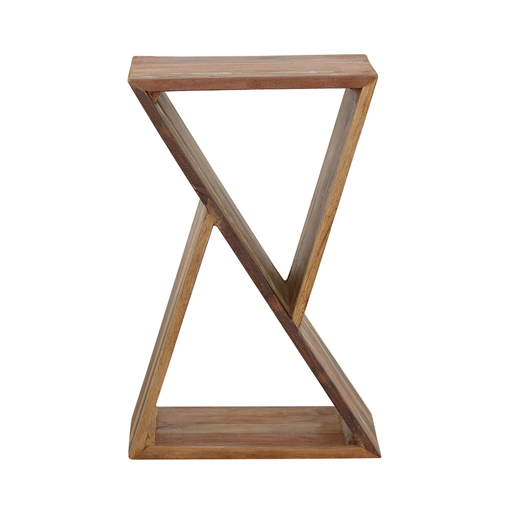 Lily Solid Reclaimed Wood Accent Side Table Natural — view 6