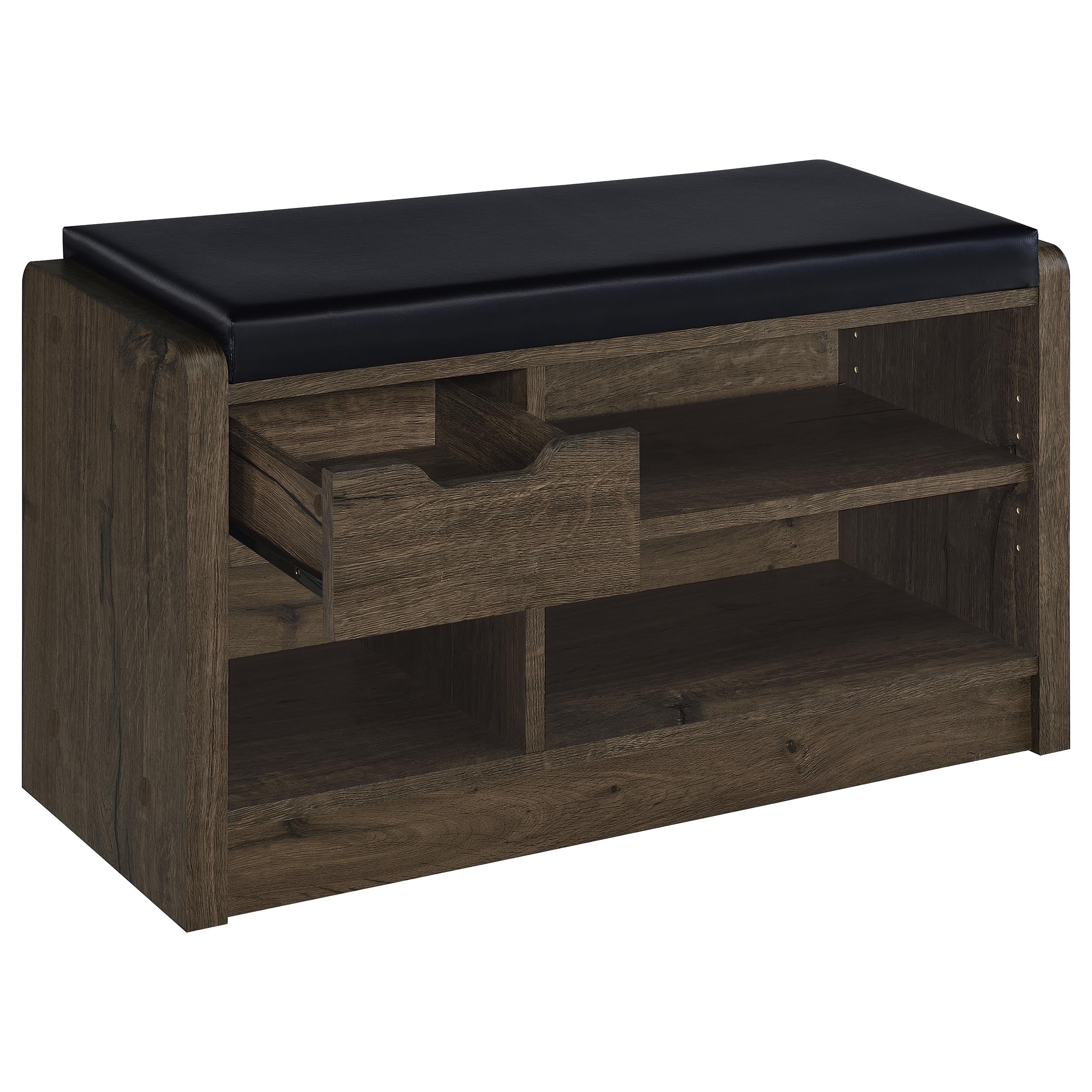 Arrington Storage Bench Smoked Oak — view 3