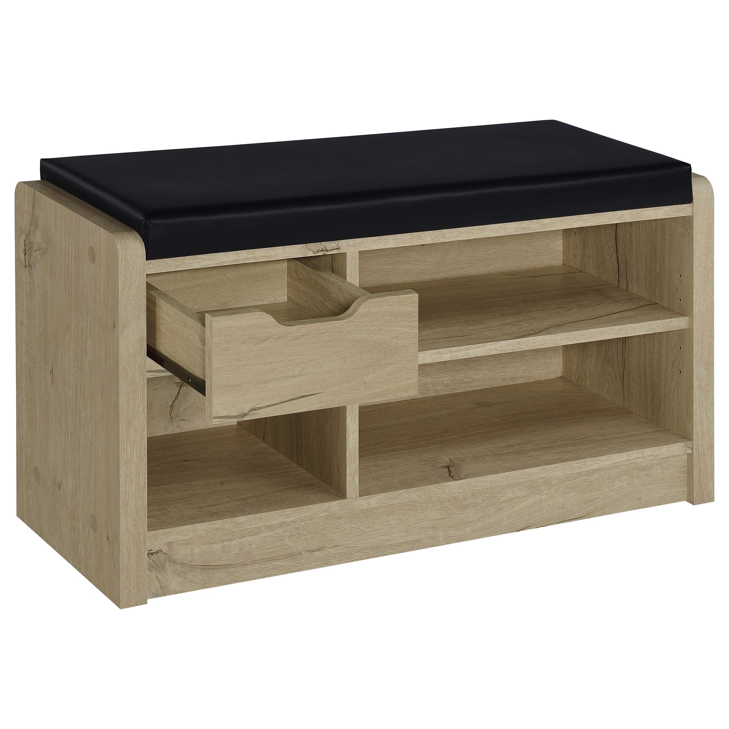 Arrington Storage Bench White Oak — view 3