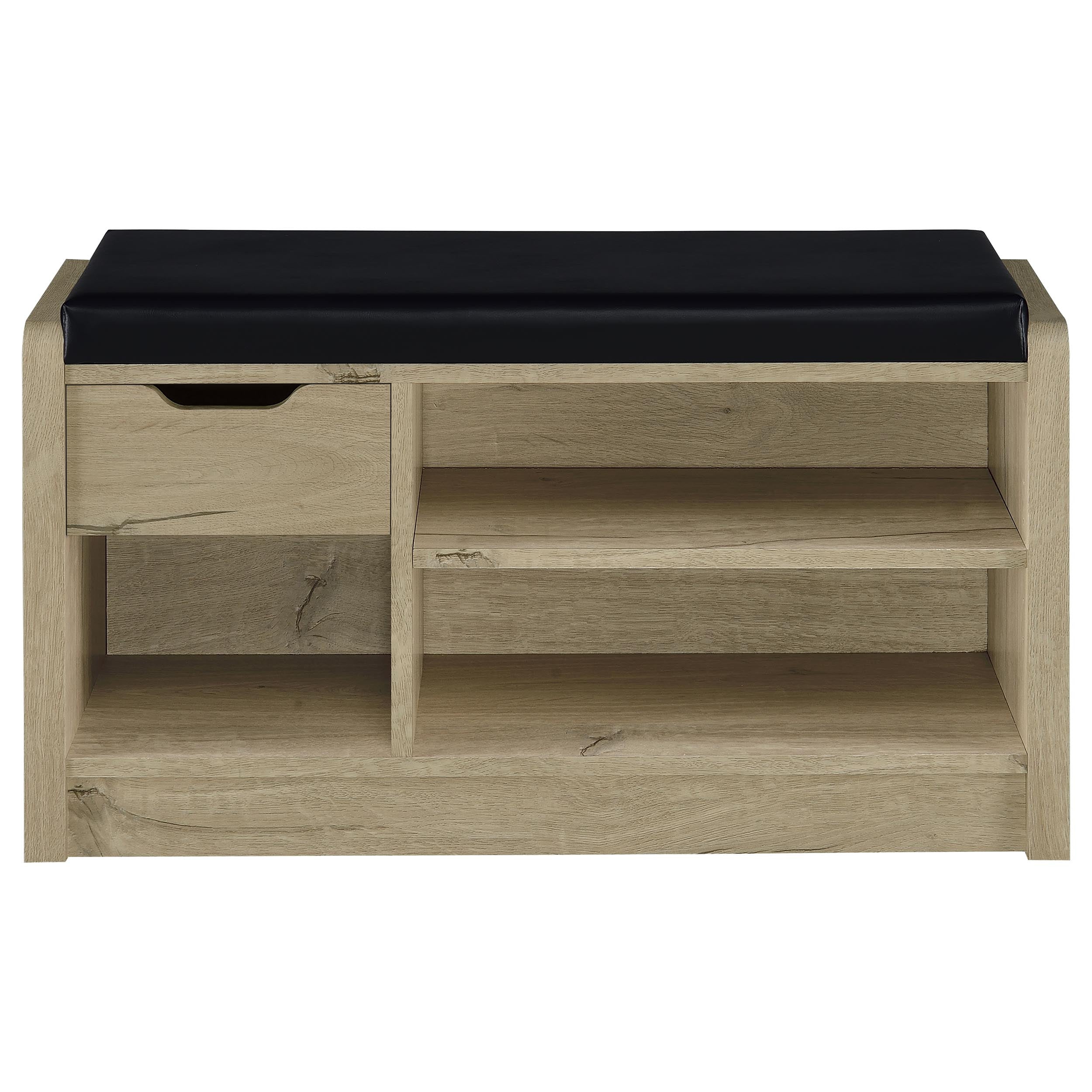 Arrington Storage Bench White Oak — view 4