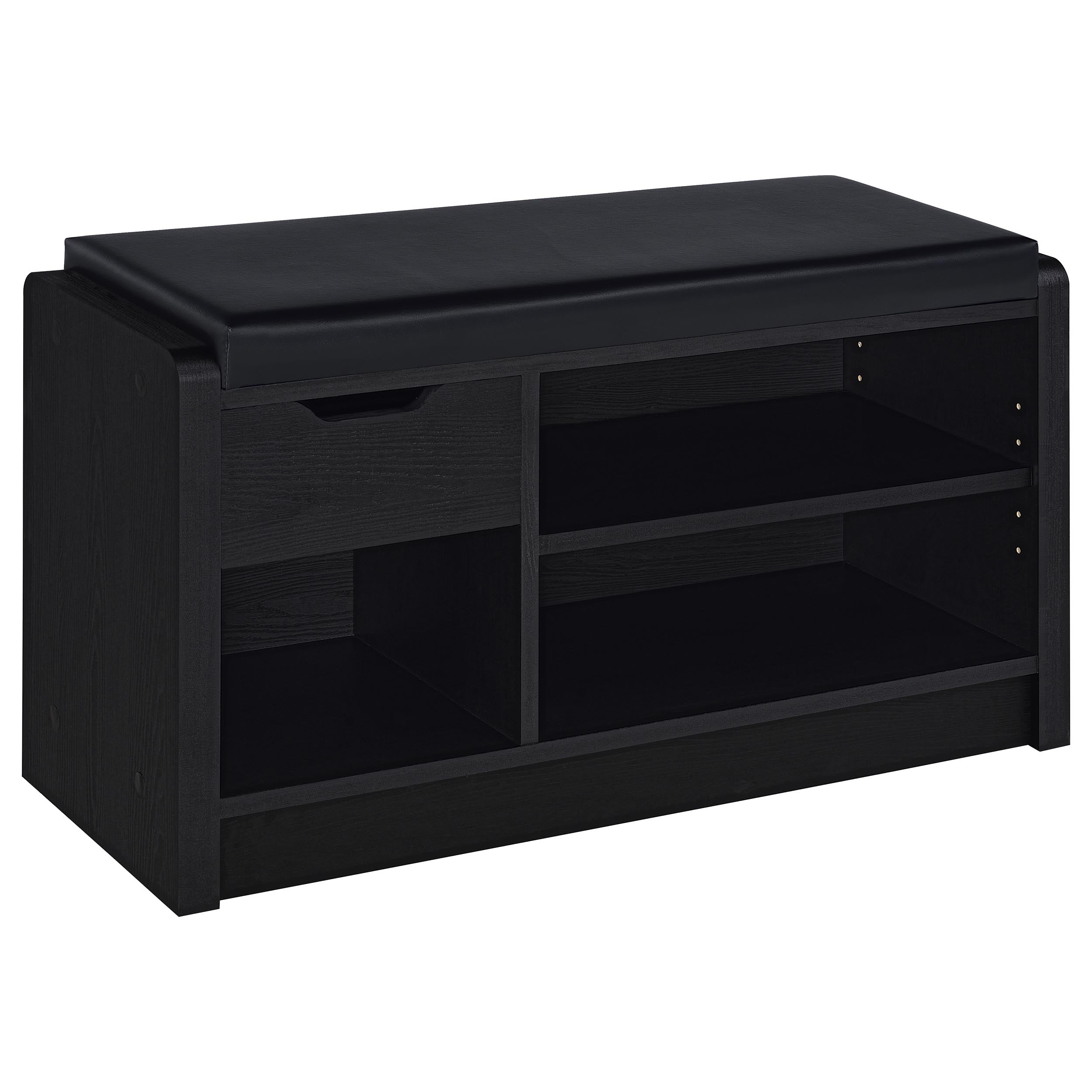 Arrington Storage Bench Black — view 1
