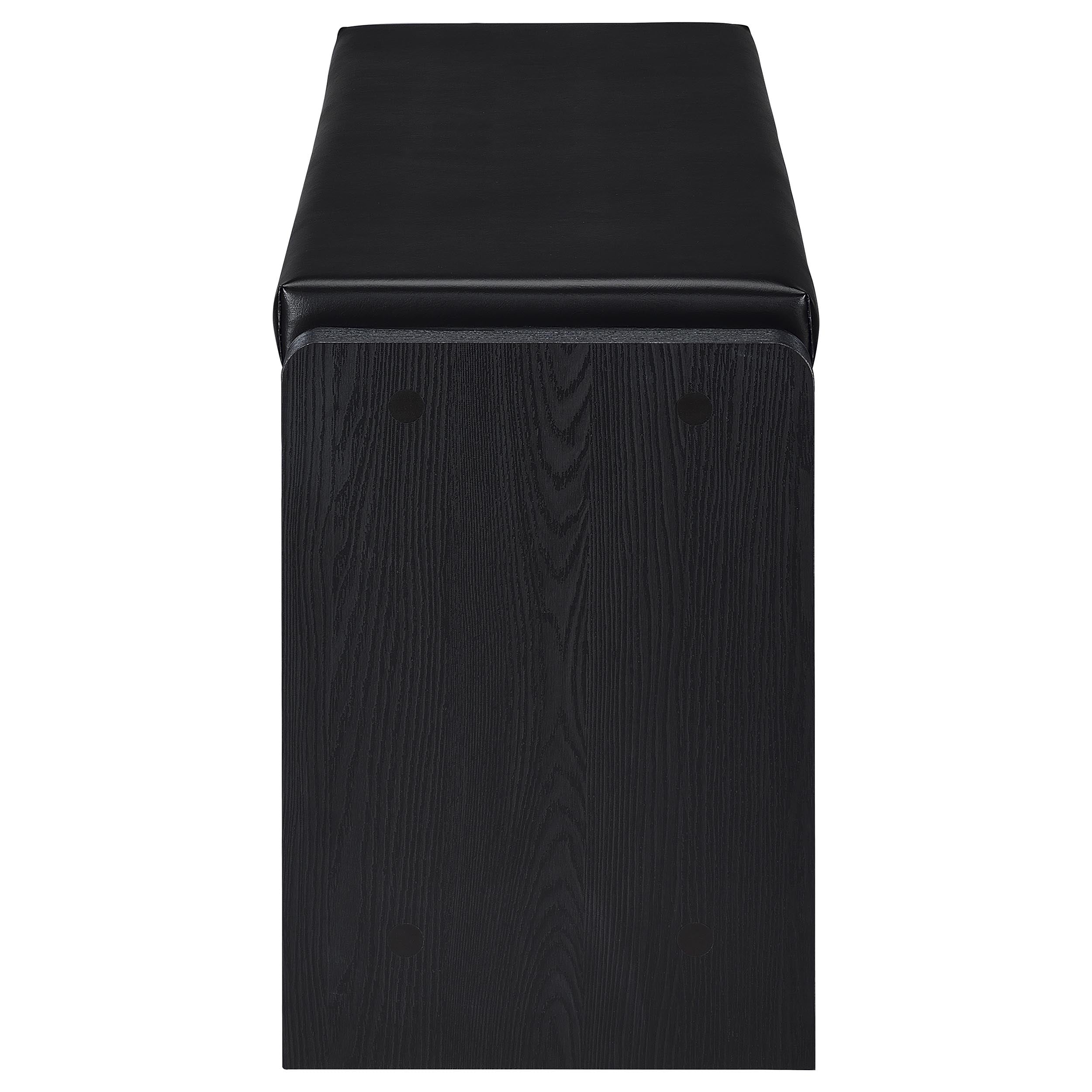 Arrington Storage Bench Black — view 5