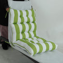 2 Piece High Back Patio Chair Cushion Set, Tufted Adirondack And Rocking Chair Cushions