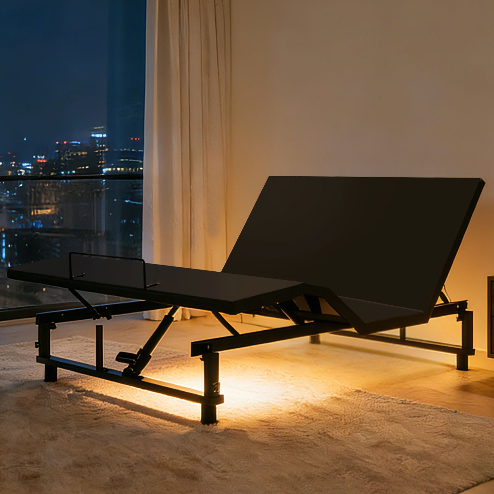 Daily Nest Adjustable Bed Base with Zero Gravity and Under-Bed Lighting
