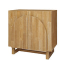 2 Door Cabinet, Suitable For Bedroom - Natural