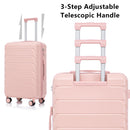 3 Pieces Set 20" / 24" / 28" Spinner Wheel Luggage With Combination Lock