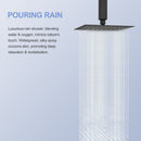 8" Square Rain Shower Head, Ceiling / Wall Mount Stainless Steel Bath Fixture