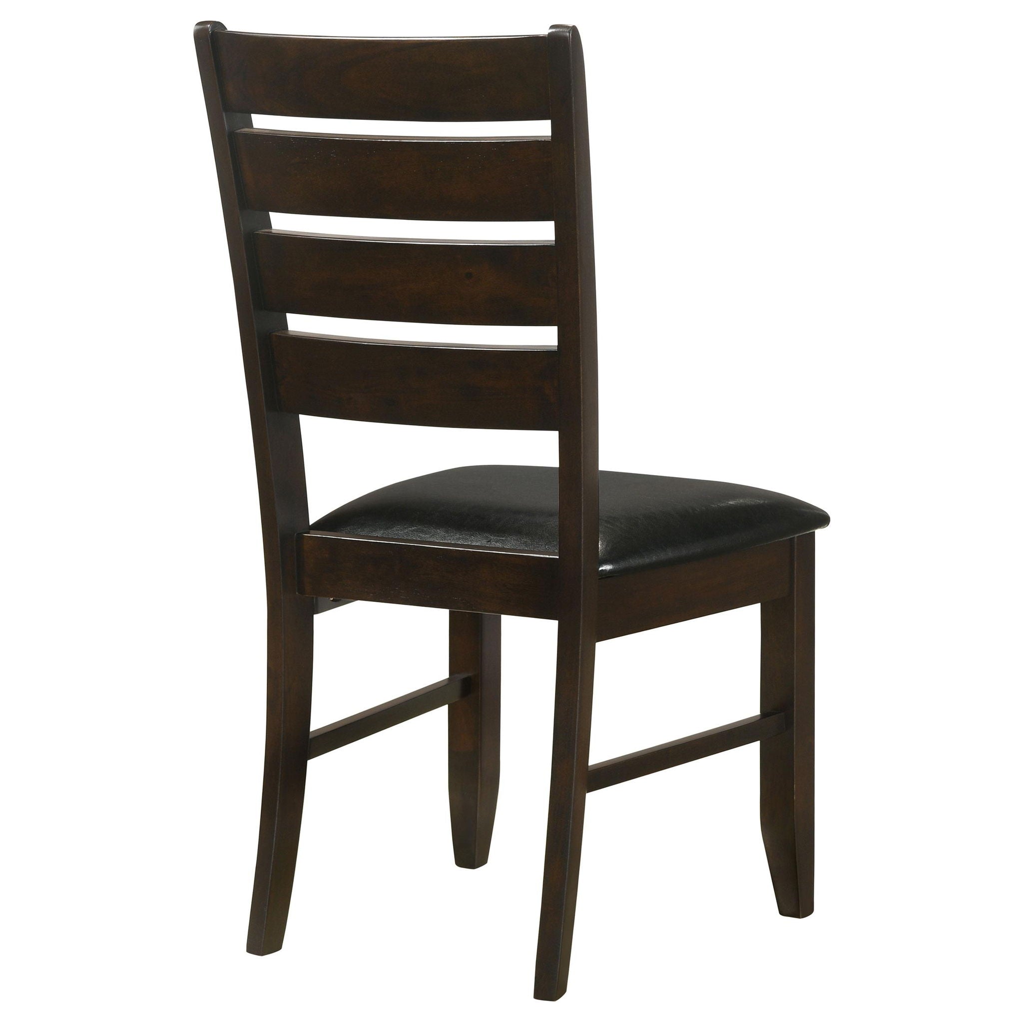 Dalila Wood Dining Side Chair Cappuccino (Set of 2) - Atlantic Fine Furniture Melbourne FL