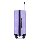 3 Piece Luggage Sets Lightweight Suitcase With Two Hooks, Spinner Wheels,
