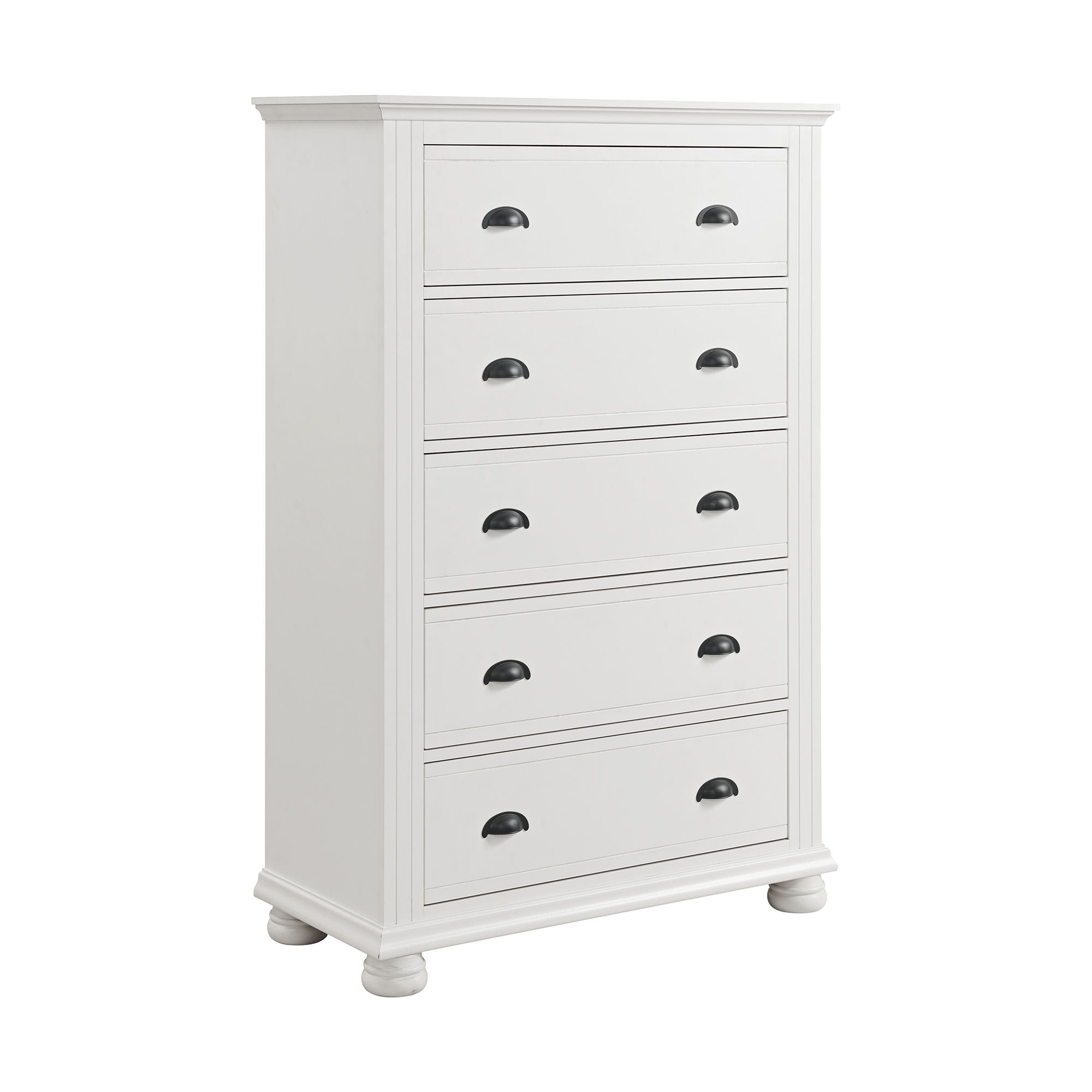 Kona Panel Bedroom Set in White by Elements International, view 10