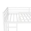 Bunk Bed With Noise Reduction And Safety Guardrail
