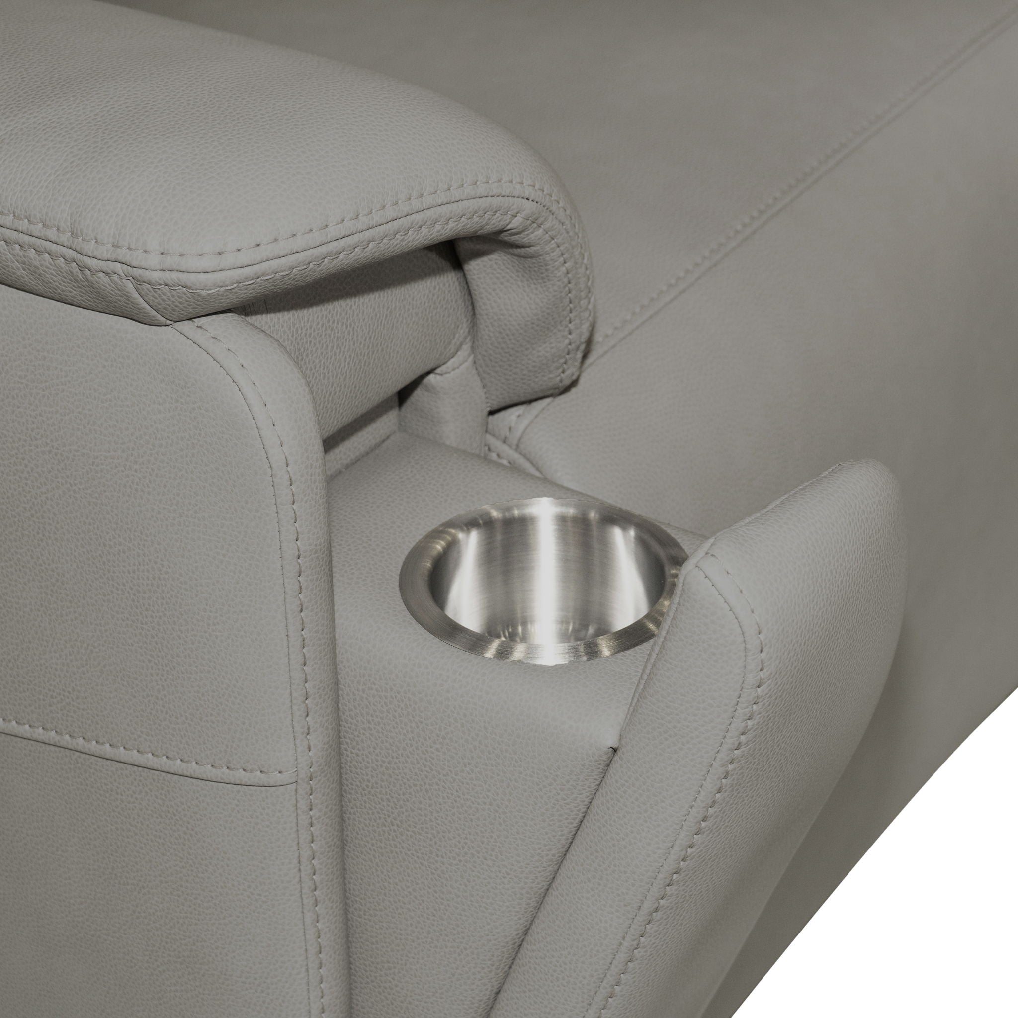 Vernon - Power Reclining Sofa With Console, Power Headrest, Lumbar, Heat & Massage