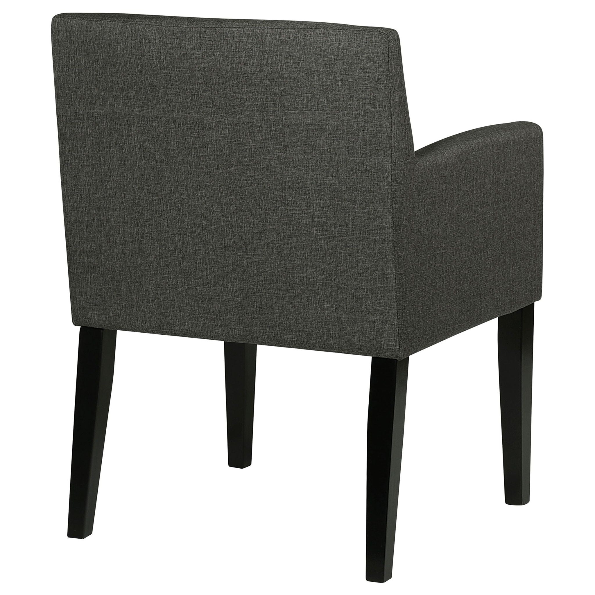 Catherine Upholstered Dining Arm Chair Grey (Set of 2) - Atlantic Fine Furniture Melbourne FL