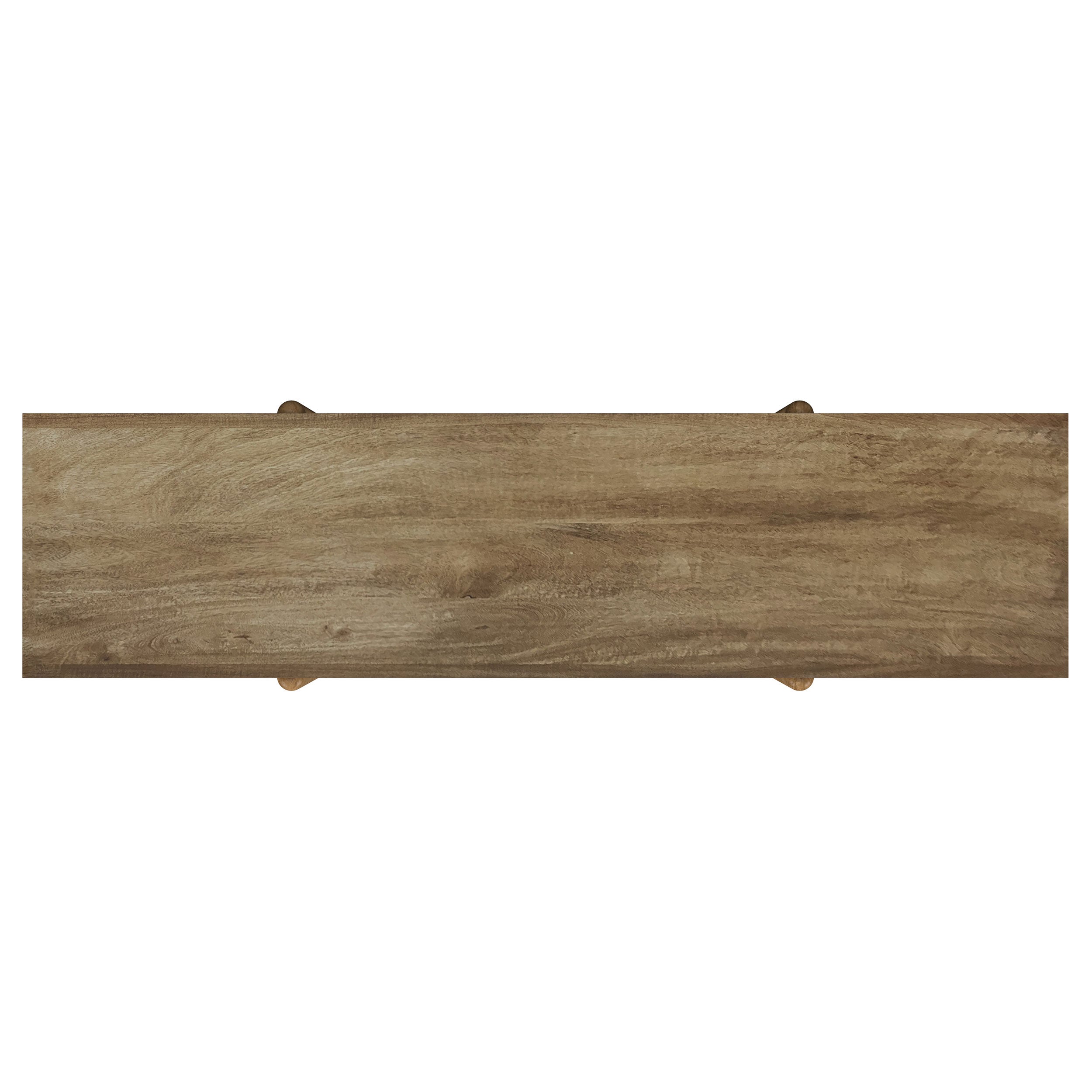 Darius Solid Wood Entryway Console Table Natural Mango — view 10