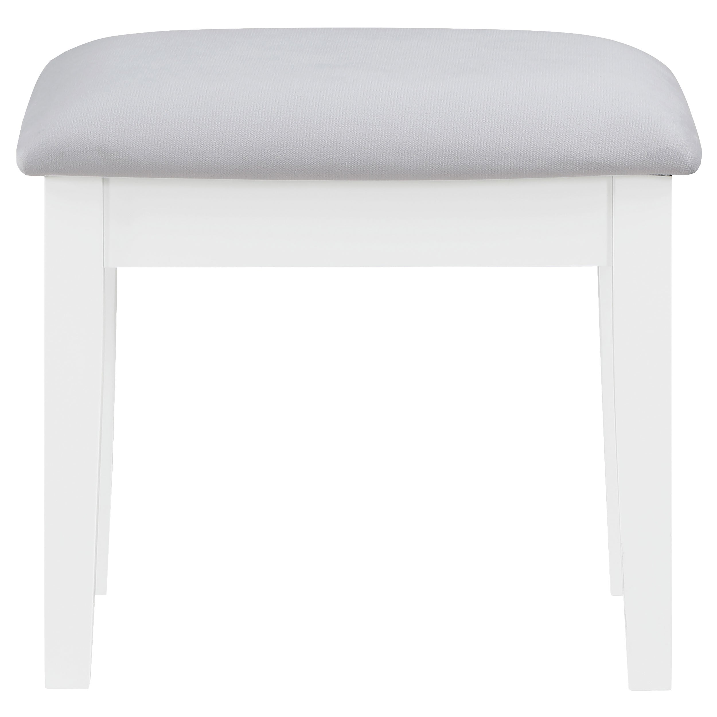 Regina Makeup Vanity Table Set with Lighting White — view 12
