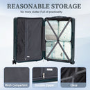 20" / 24" / 28" 3 Pieces / Set Spinner Wheel Luggage, Carry On Suitcase, Matching Color, TSA Combination Lock