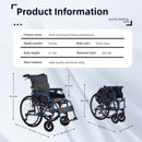 Premium Foldable Transport Wheelchair For Adults