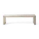 Acacia Wood Dining Bench, Farmhouse Style