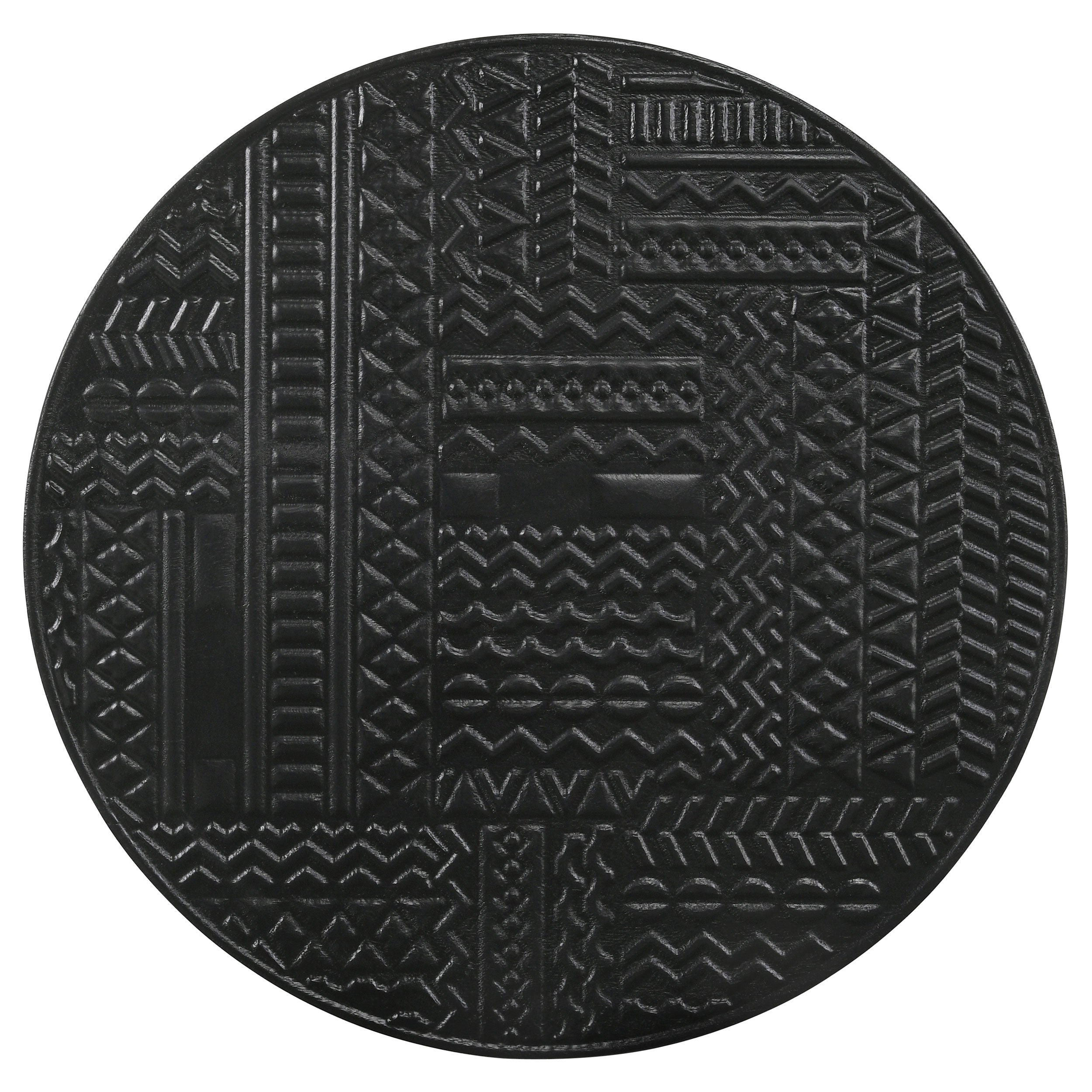 Loannis 2-piece Round Mango Wood Nesting Table Matte Black — view 8