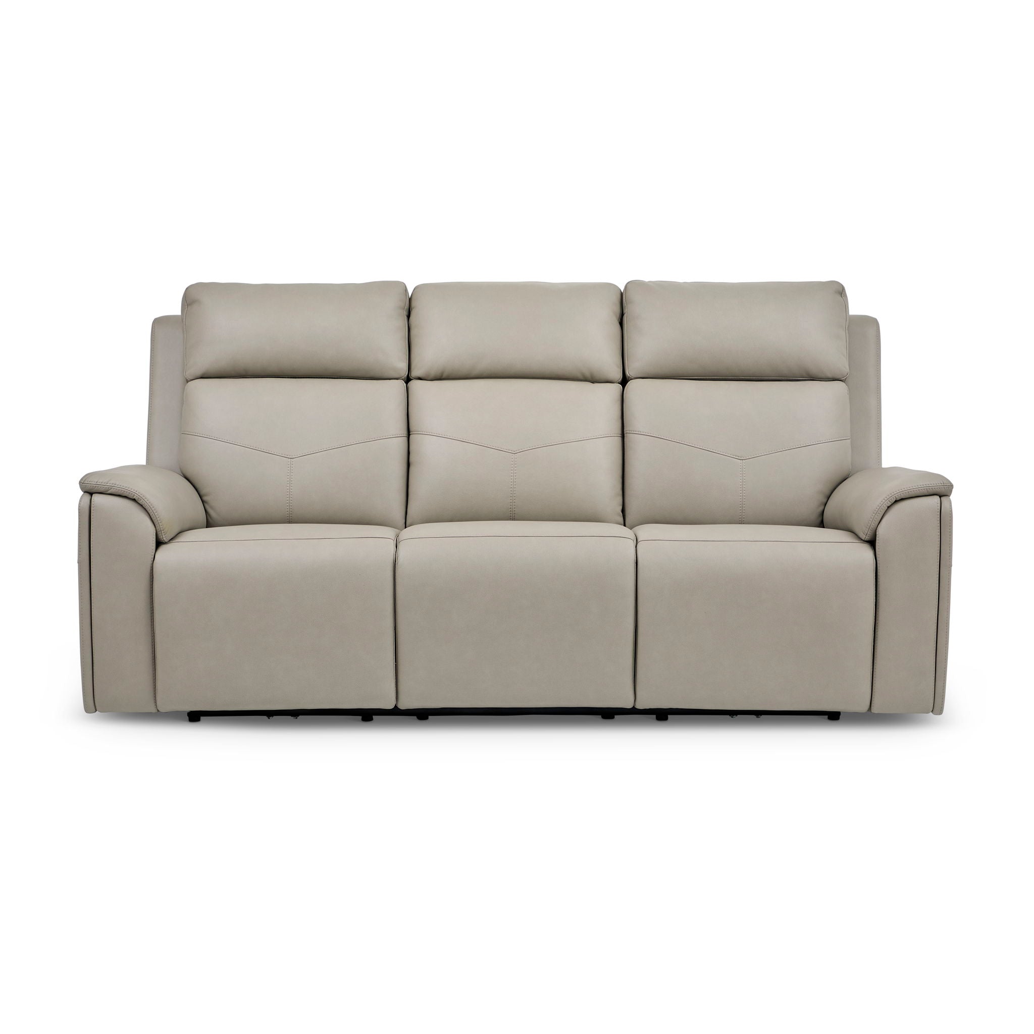 Vernon - Power Reclining Sofa With Console, Power Headrest, Lumbar, Heat & Massage