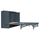 Murphy Bed With Large Drawer, USB Ports And Outlets