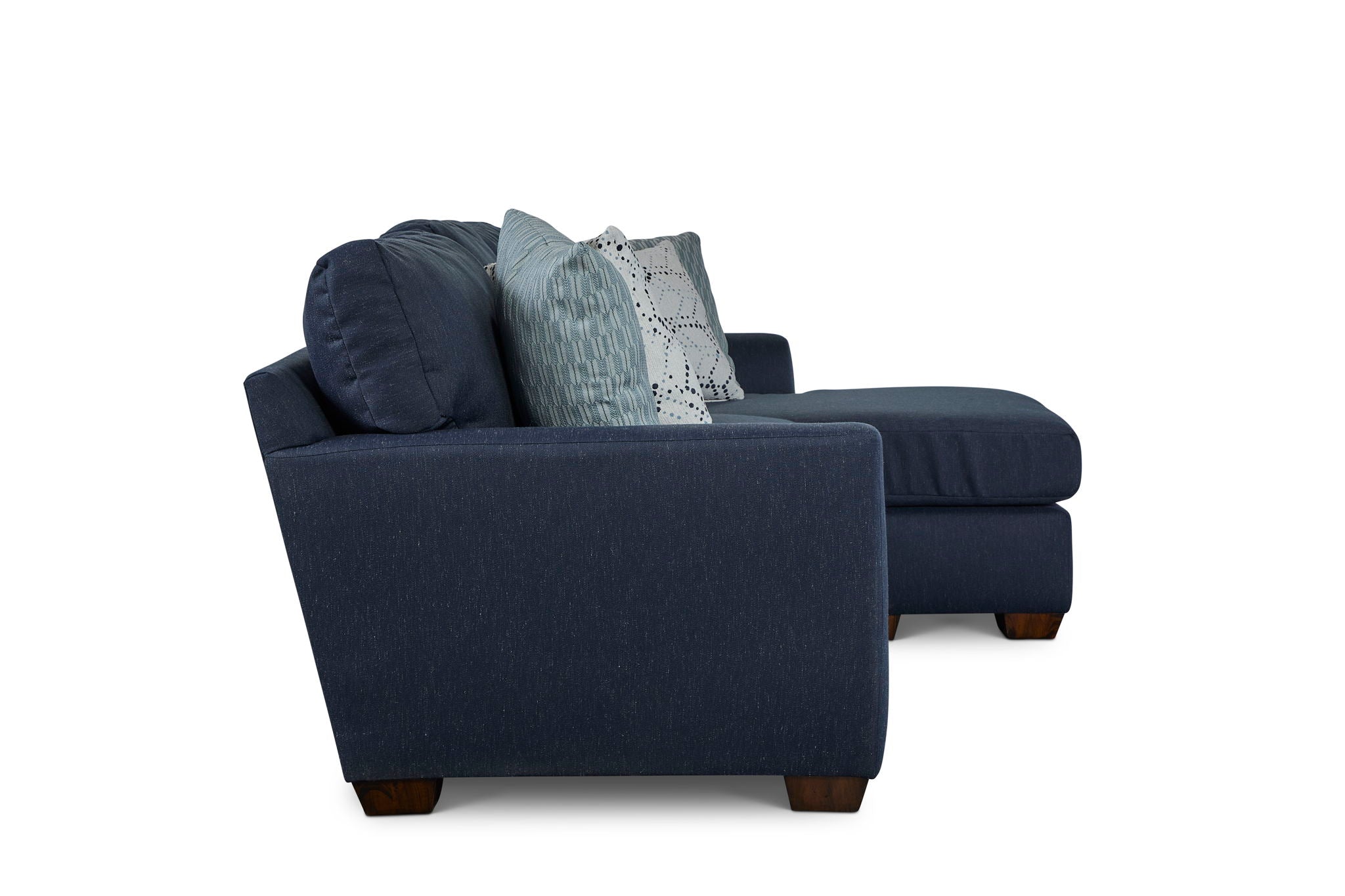 Corazon - Fabric Stationary Reversible Chaise Sofa