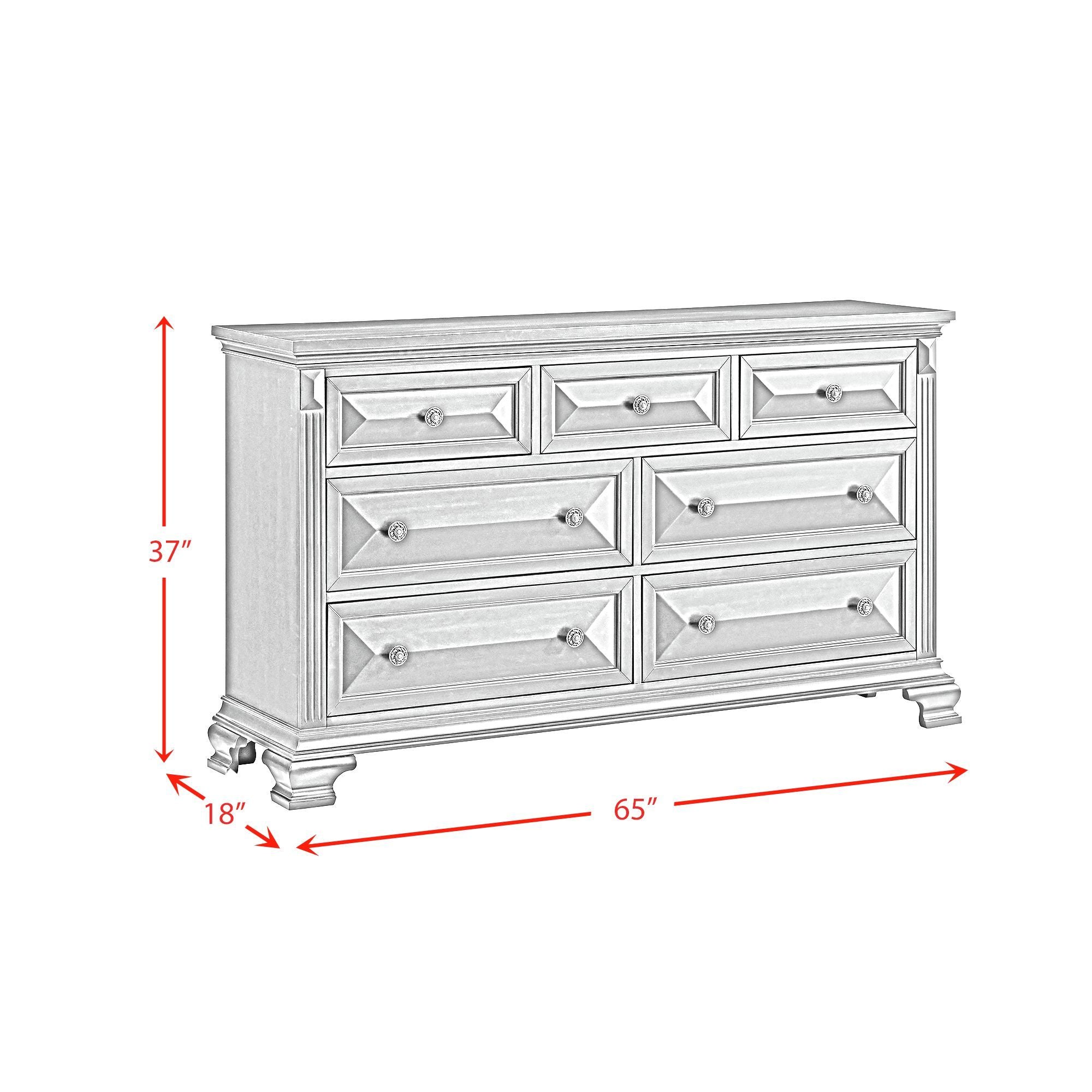 Bridgestone - 7-Drawer Dresser