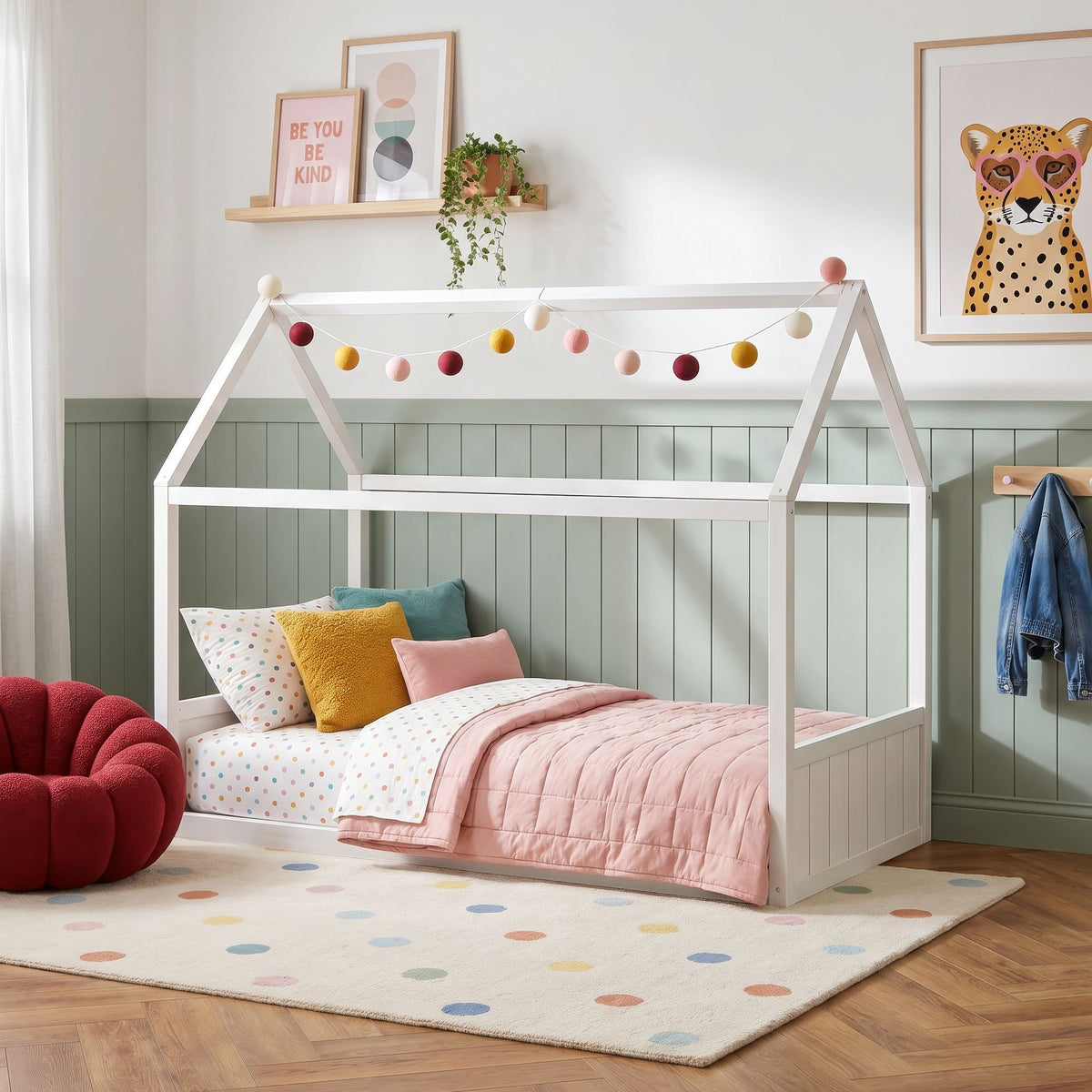 Sami Montessori Bed in Dark Brown by Elements International, view 26