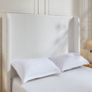 Harper - Tall Headboard Upholstered Bed / High Headboard / Elegant Simplicity / No Box Spring Needed