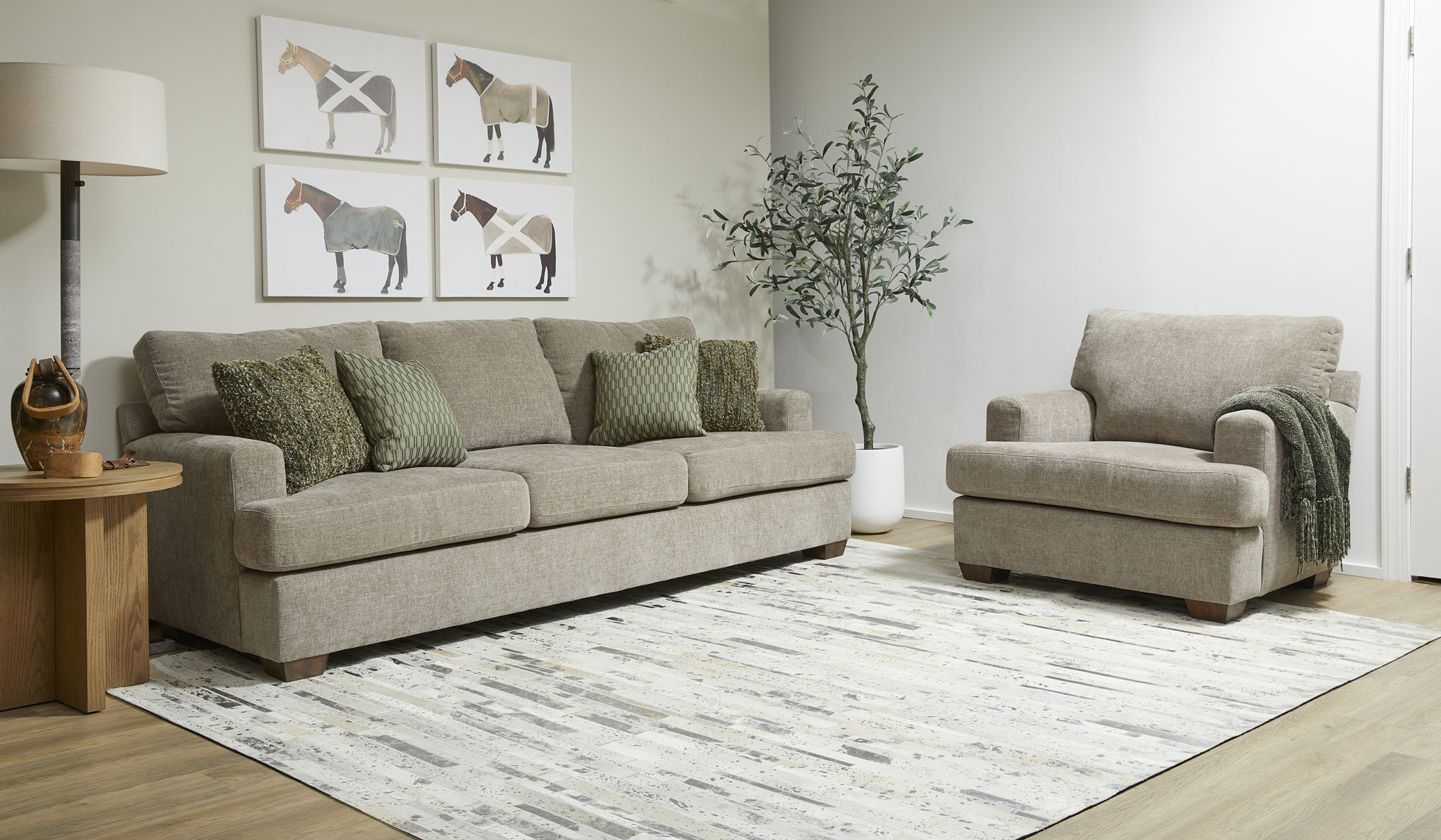 Olivia - Fabric Stationary Chair