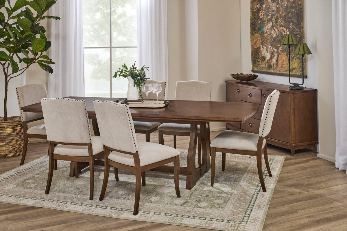 Bellevue - Rectangular Dining Table - Whiskey Brown