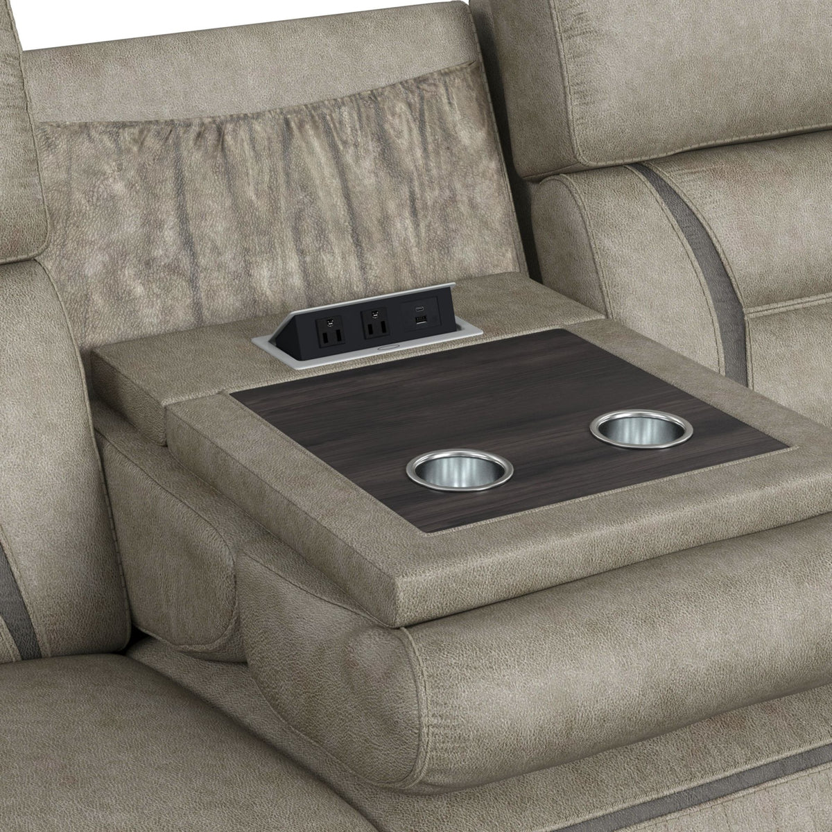 Engage Living Room Set in Gray by Elements International, view 10