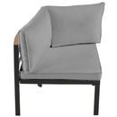 Outdoor Sectional Sofa Set Patio Seating Group With Cushions