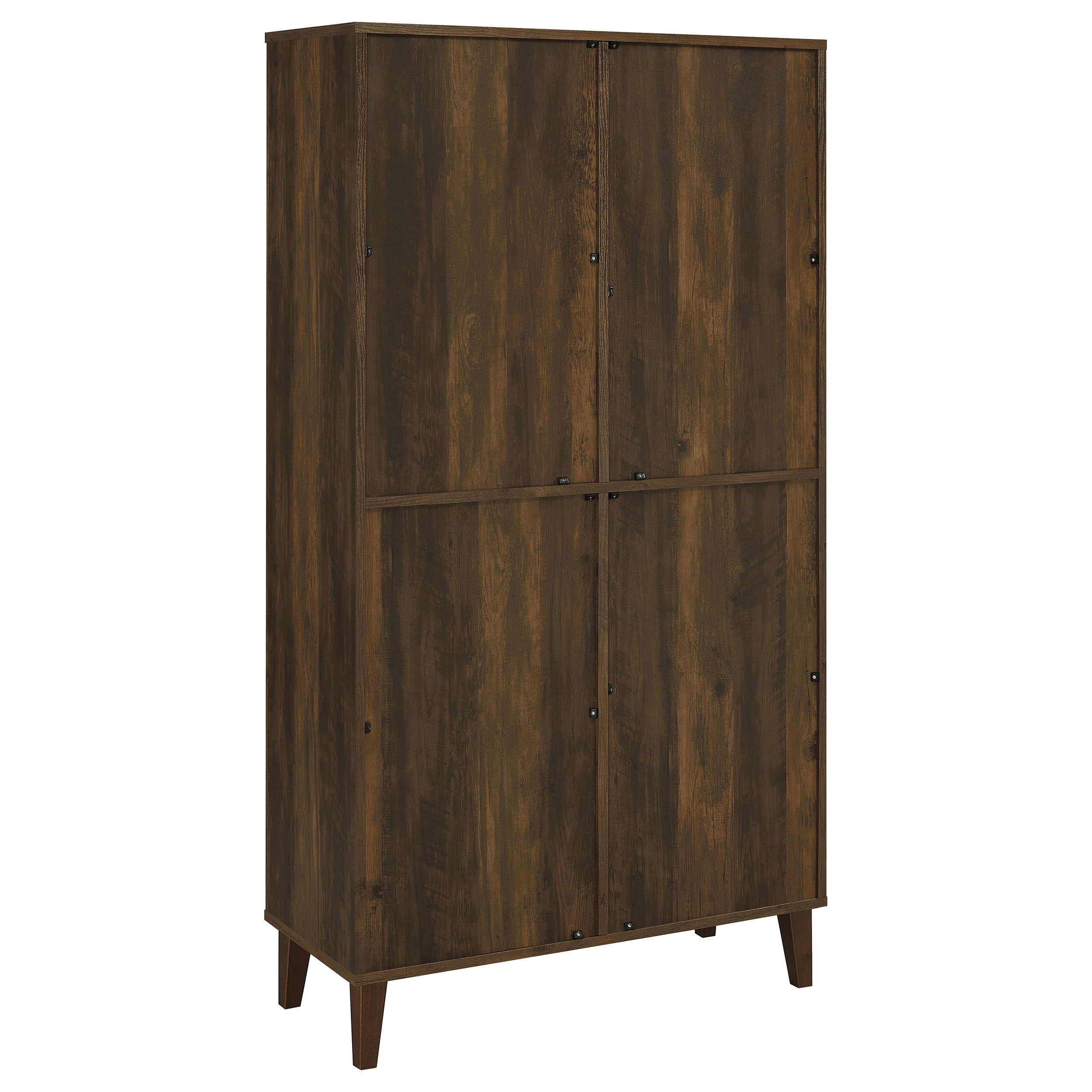 Elouise 4-door Engineered Wood Tall Accent Cabinet Dark Pine — view 6