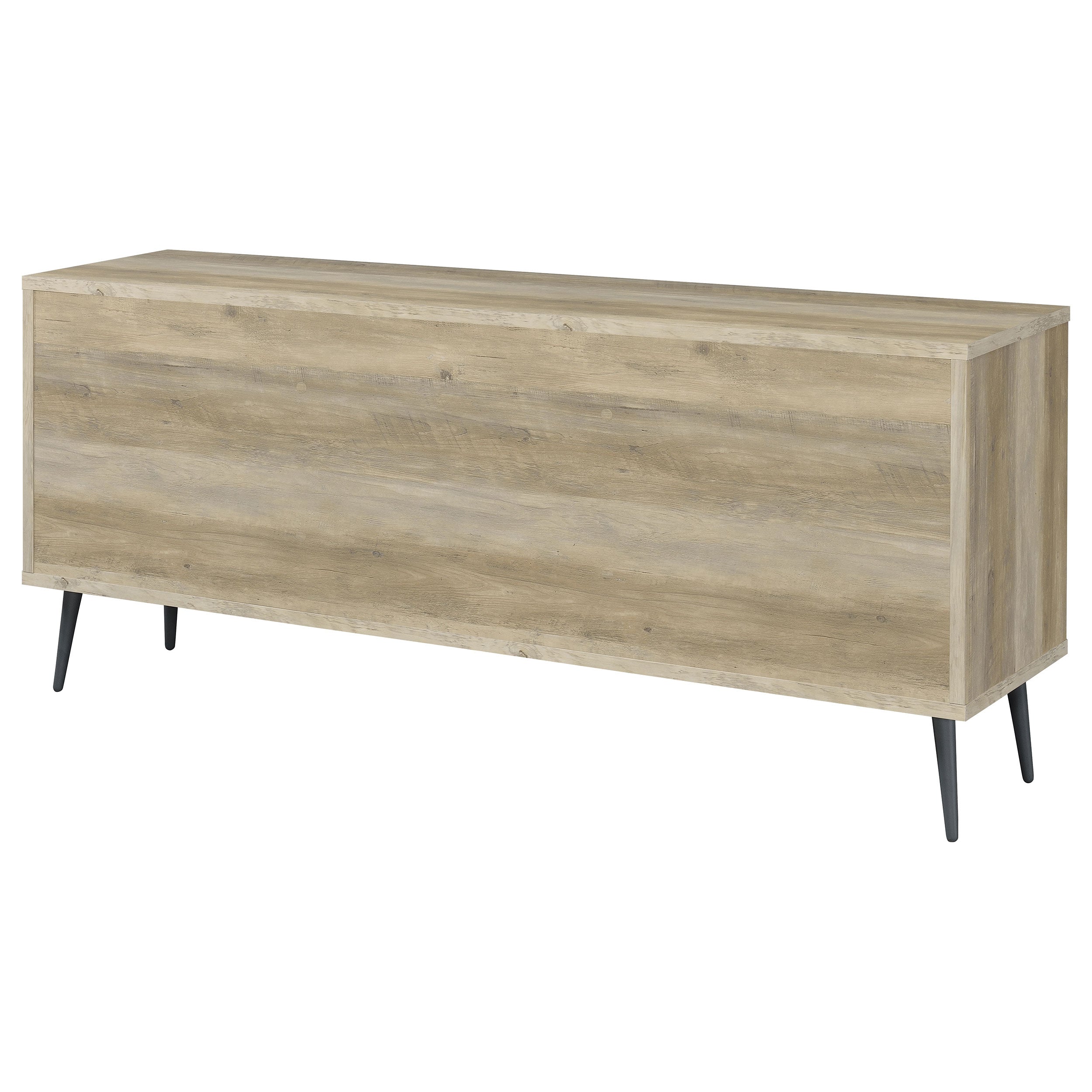 Maeve 2-door Engineered Wood Cabinet Antique Pine and Grey — view 8