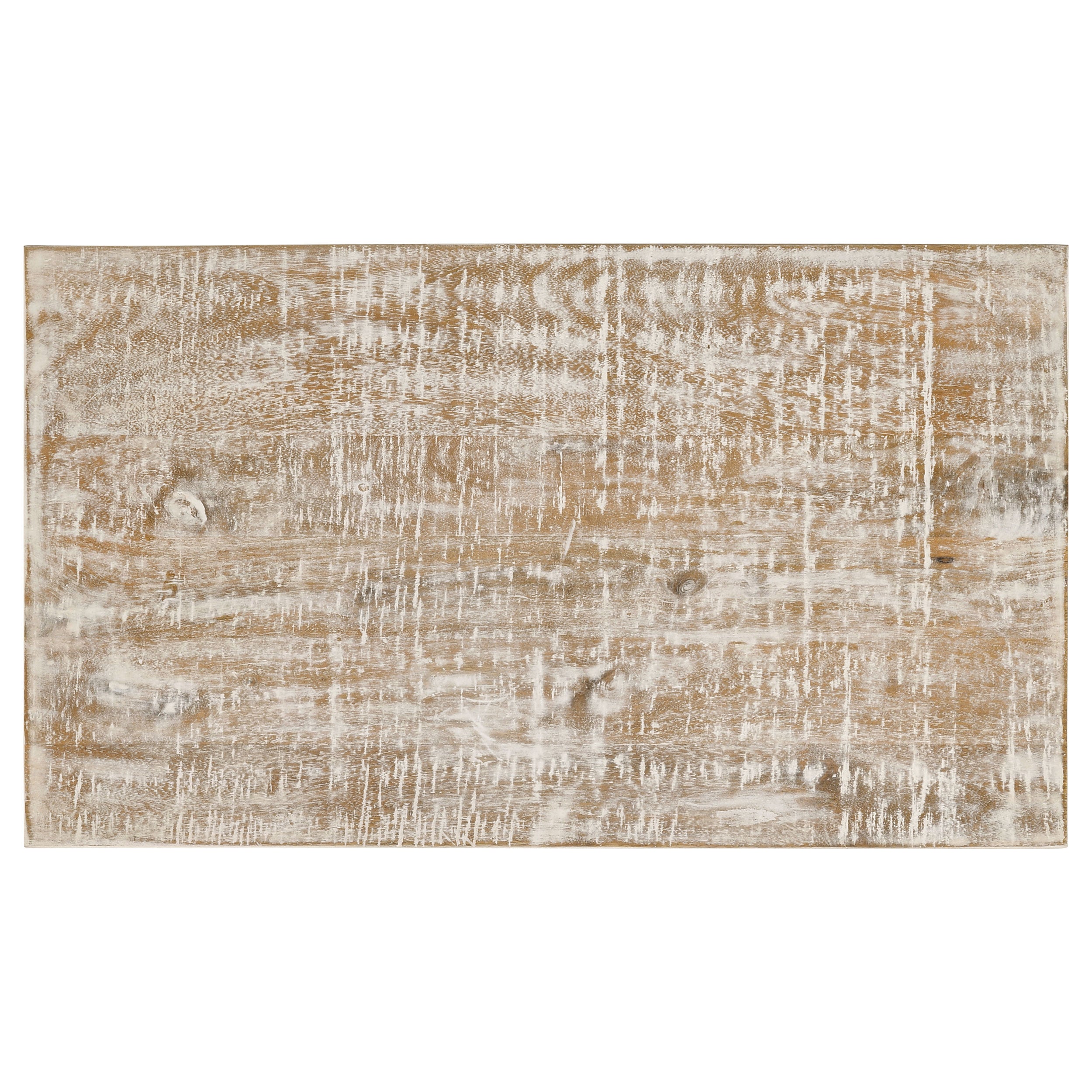 Mariska 3-drawer Wood Mandala Cabinet Distressed White — view 10