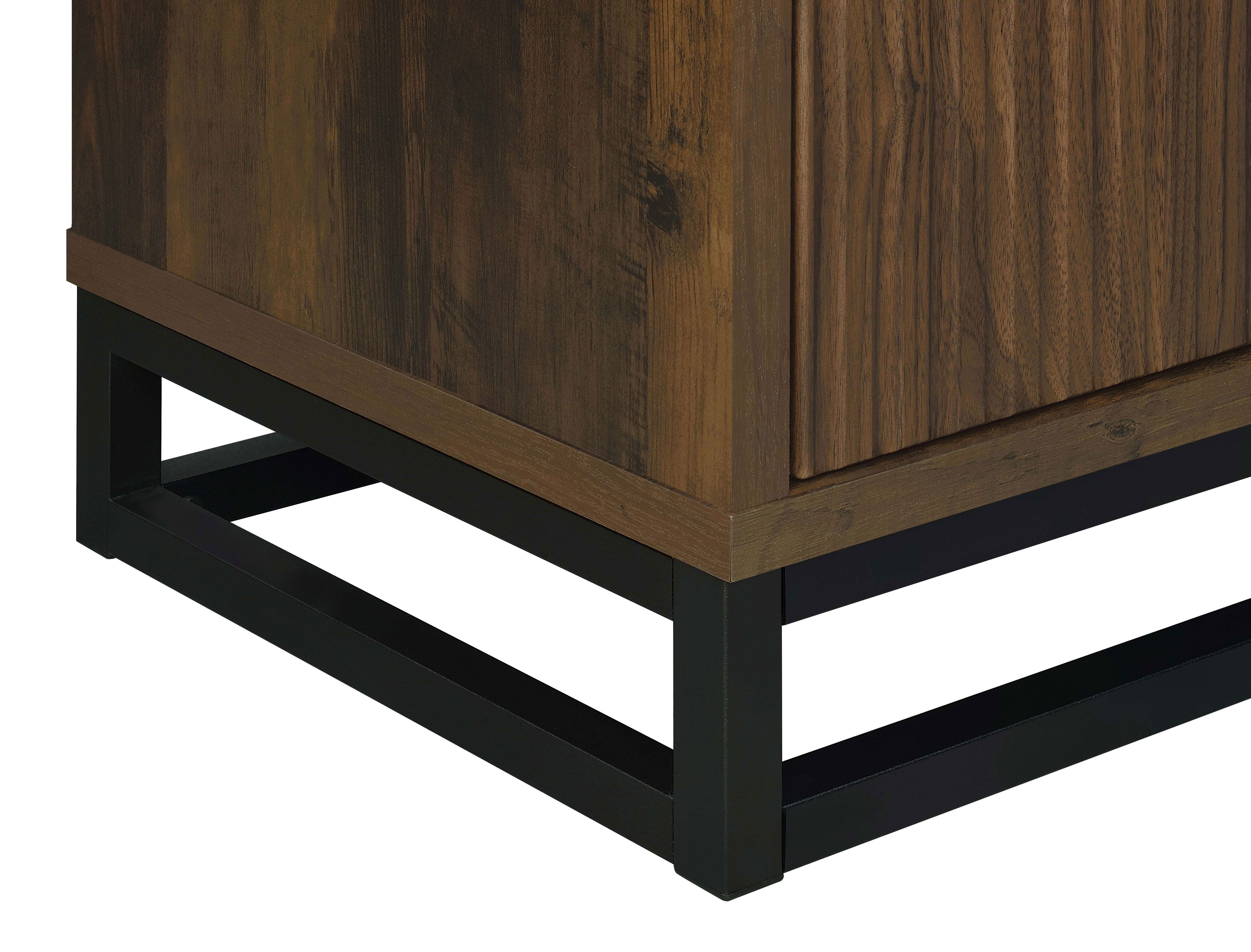 Ryatt 4-door Engineered Wood Accent Cabinet Dark Pine — view 11