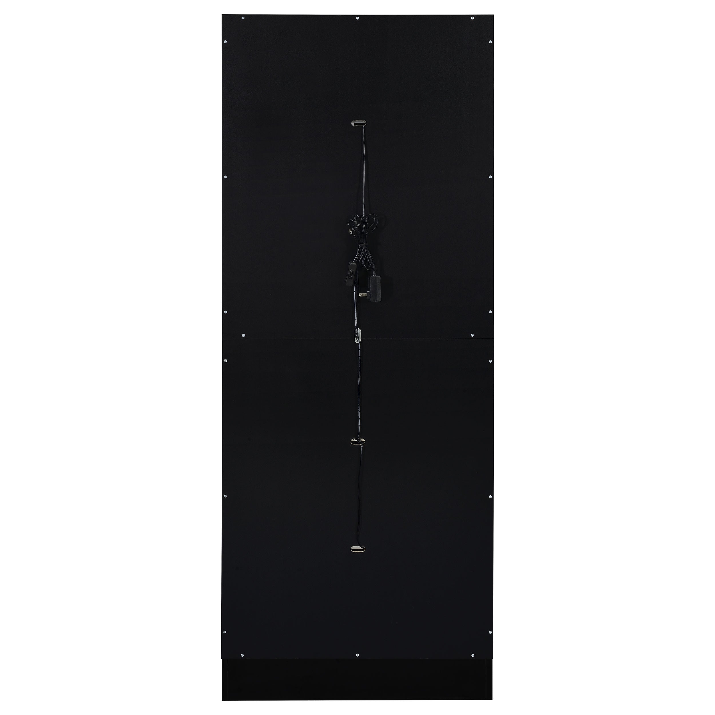 Cabra 4-door LED Curio Display Cabinet Black High Gloss — view 10