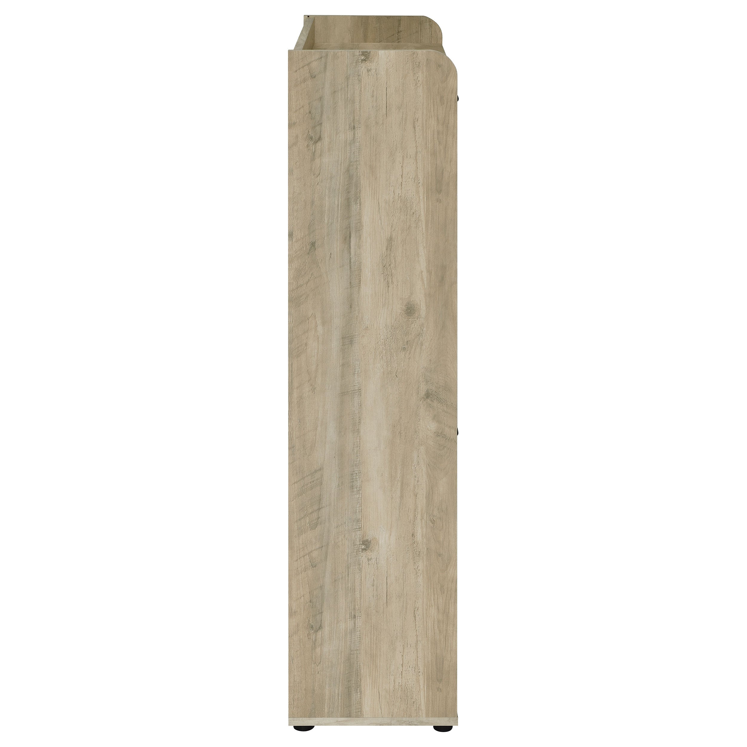 Denia 3-tier Engineered Wood Shoe Cabinet Grey — view 11