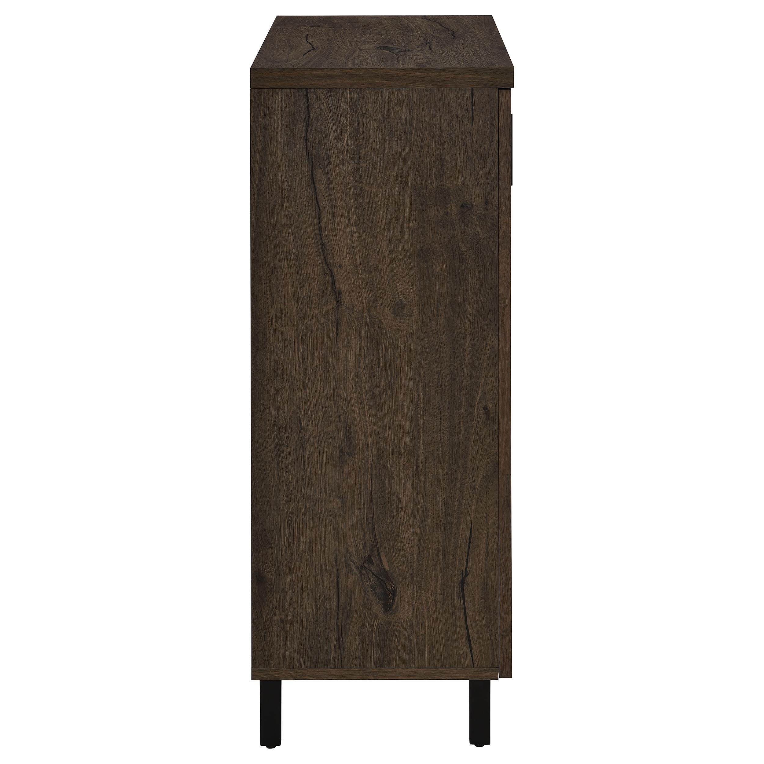 Brixton 2-door Entryway Shoe Storage Cabinets Smoked Oak — view 9