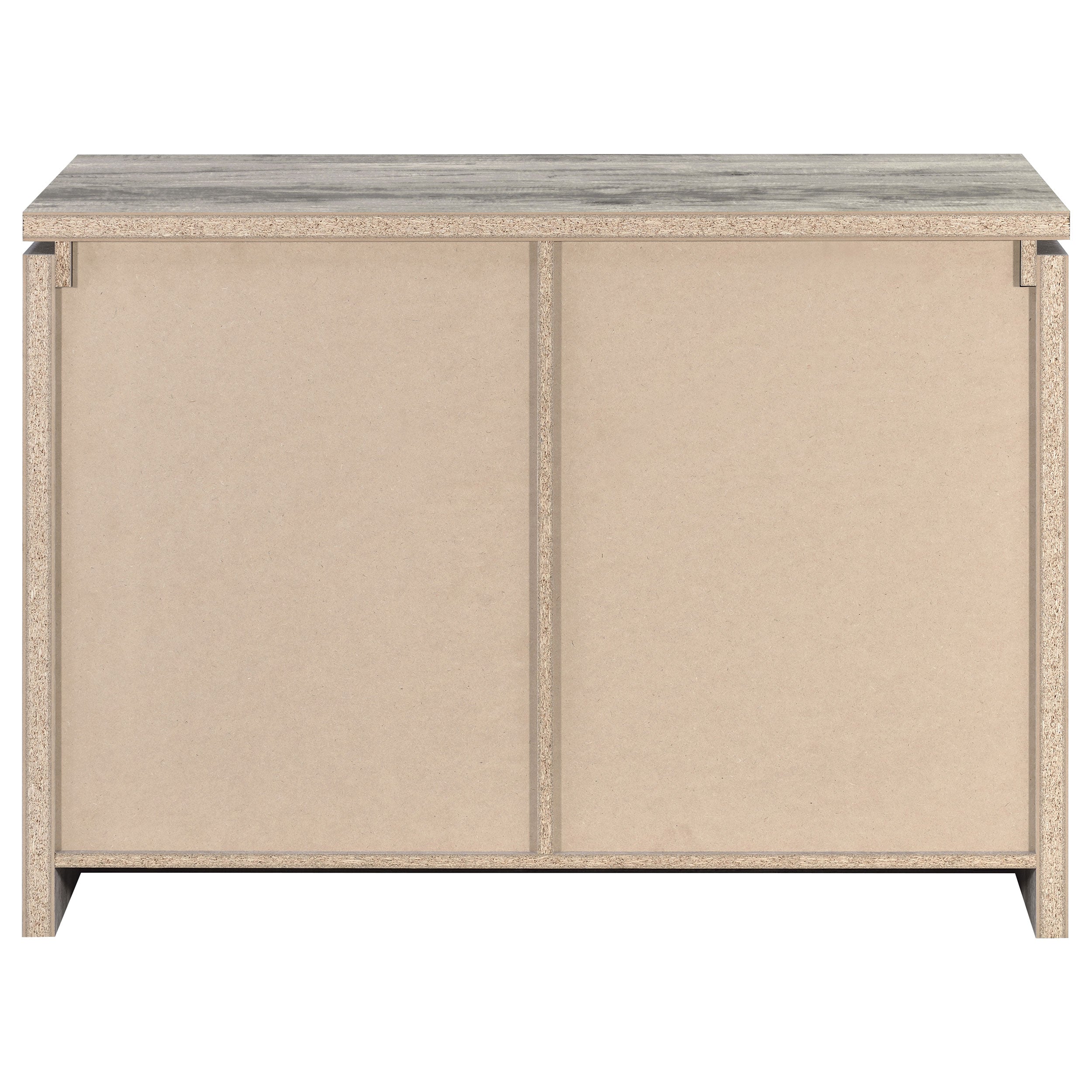 Enoch 2-door Engineered Wood Accent Cabinet Grey Driftwood — view 7
