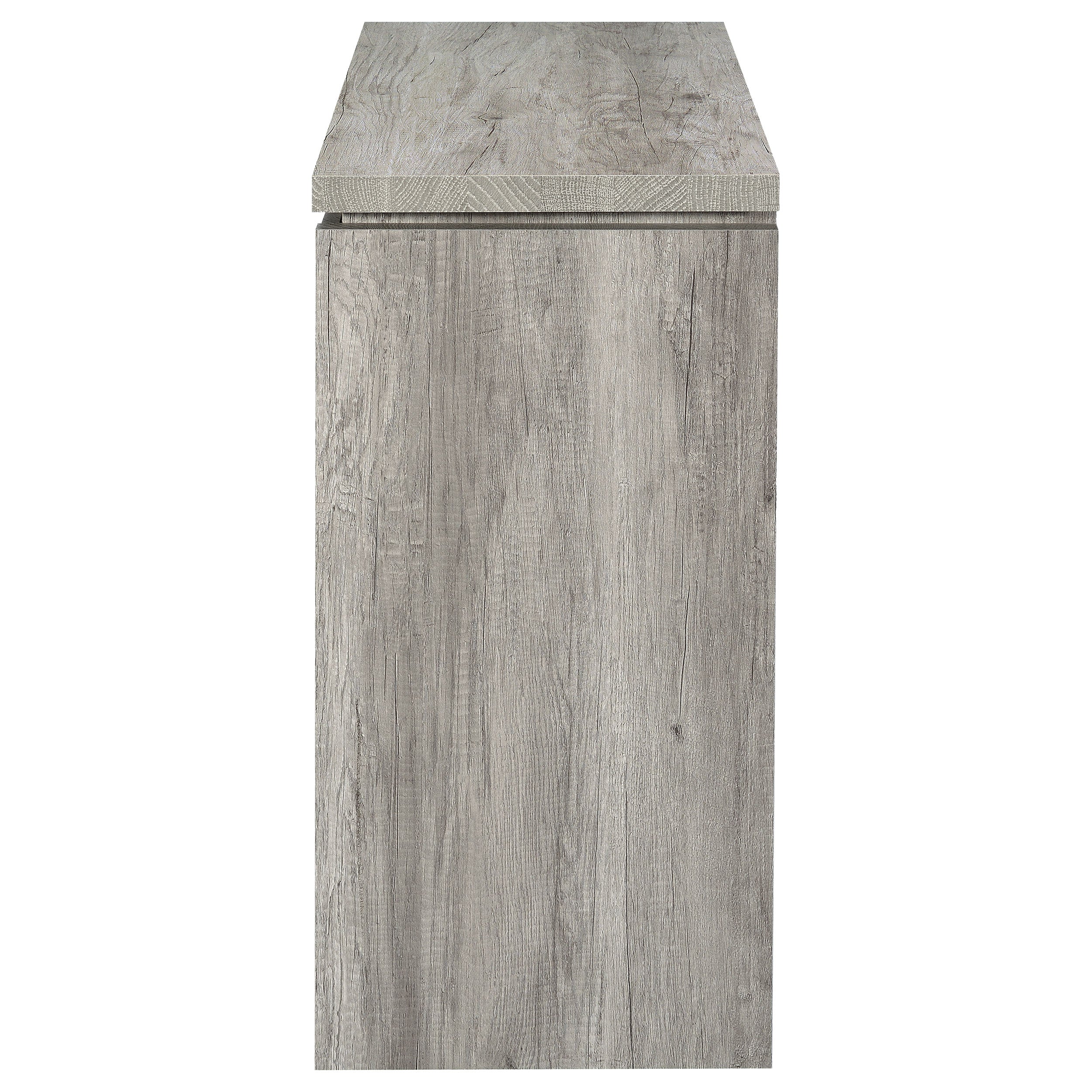 Enoch 2-door Engineered Wood Accent Cabinet Grey Driftwood — view 8
