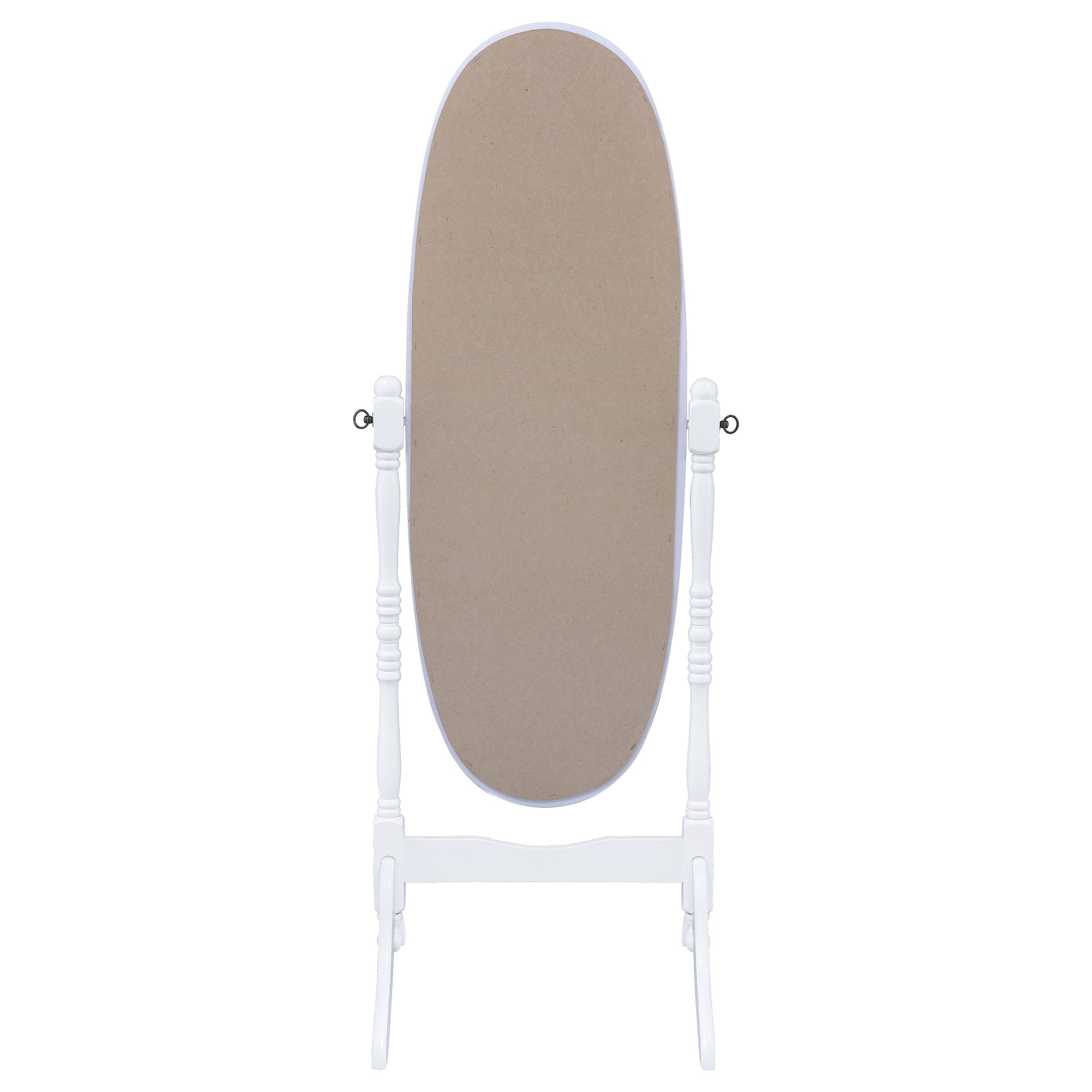 Foyet Wood Adjustable Full Length Cheval Mirror White — view 5