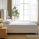Harper - Tall Headboard Upholstered Bed / High Headboard / Elegant Simplicity / No Box Spring Needed