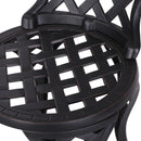 Bono Metal Bistro Set - Black