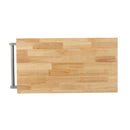 Aidah - Contemporary Kitchen Cart With Wheels - Gray