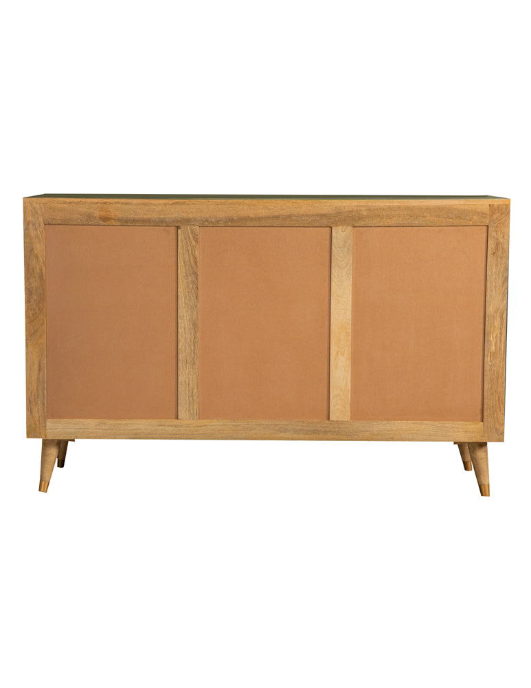 Alyssum 3-door Mango Wood Accent Cabinet Natural — view 6