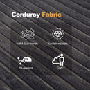 Modular Sectional Sofa With Chaise, L Shaped Cloud Couch With Deep Seat, Sectional Couches For Living Room - Black