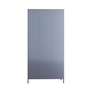 9 Door Lockers With Lock For Storage In Office, School, Gym, And Bedroom - Gray