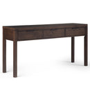 Hollander - Wide Console Table - Warm Walnut Brown